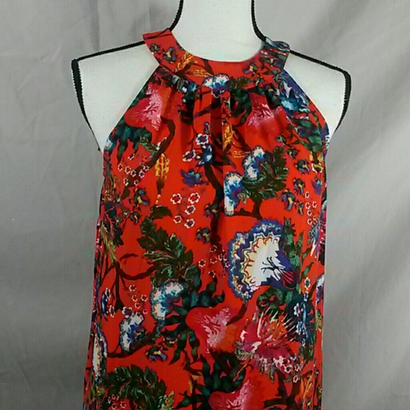 NWT floral maxi sleeveless dress pockets - Picture 5 of 7